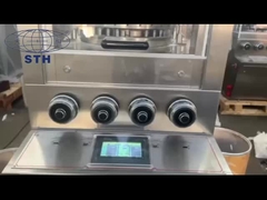 거품이 이는 정제 성형기